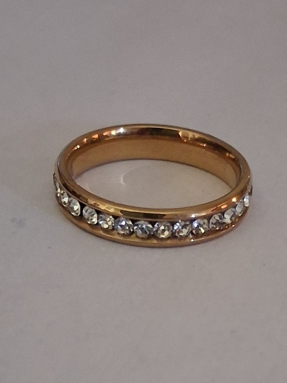18K Gold Titanium Ring